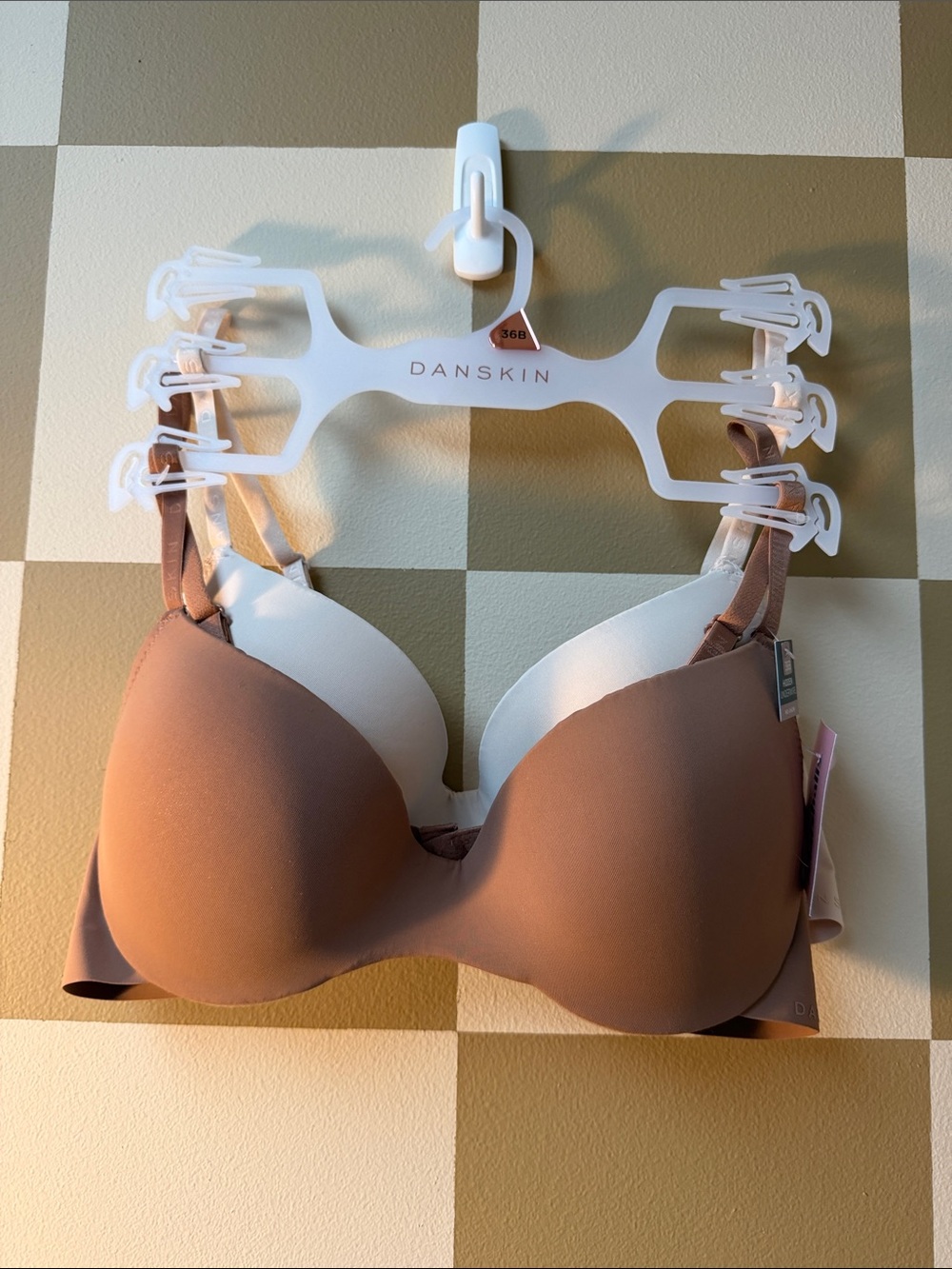 Danskin Molded T-Shirt Bra - Taupe Brown